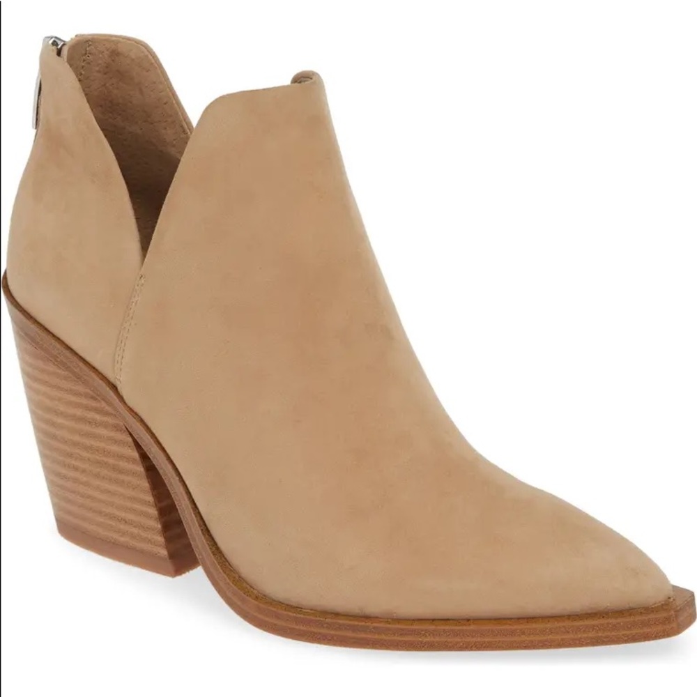 Vince Camuto Gigietta Bootie, Tortilla Suede 8.5